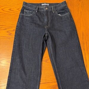 Uniqlo Men's Straight Jeans - Dark Blue